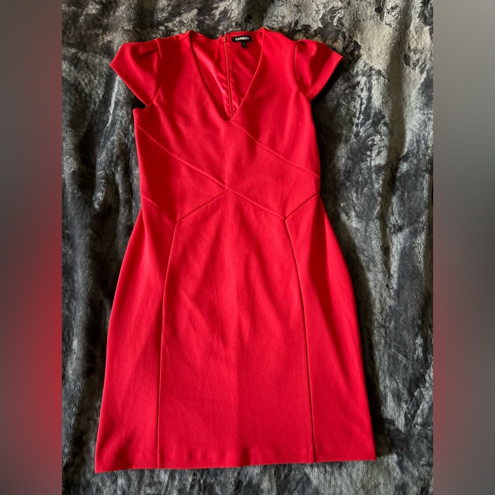 Express Red Mini Dress